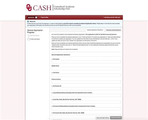OU CASH system looking to make scholarship application simpler.